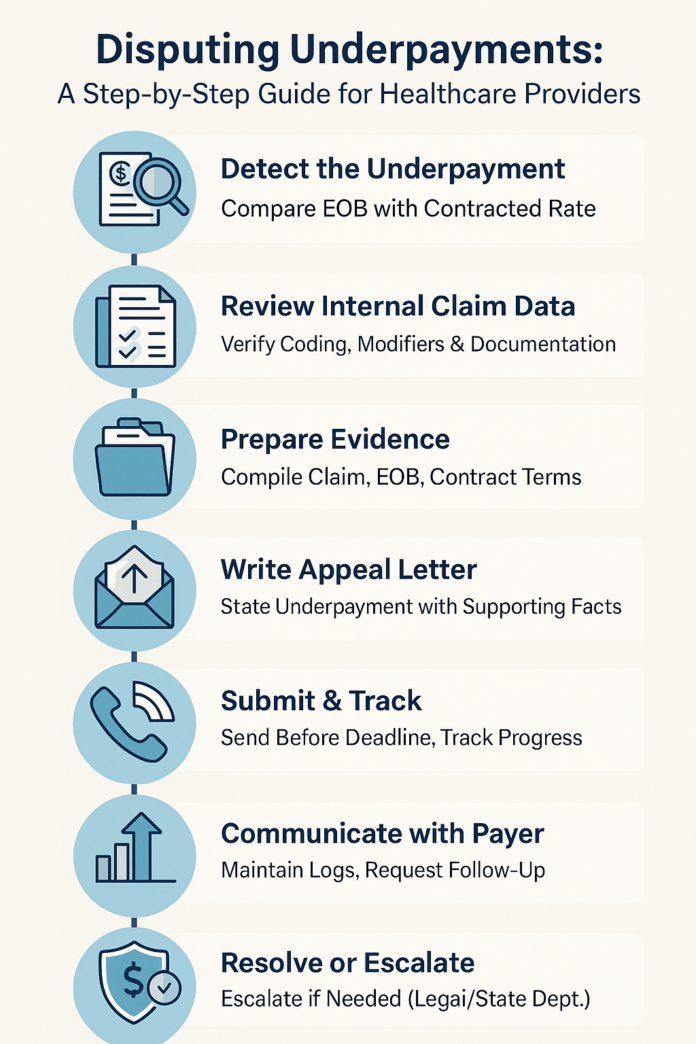 How to Handle Underpayment Disputes and Appeals-A Guide for Healthcare Providers