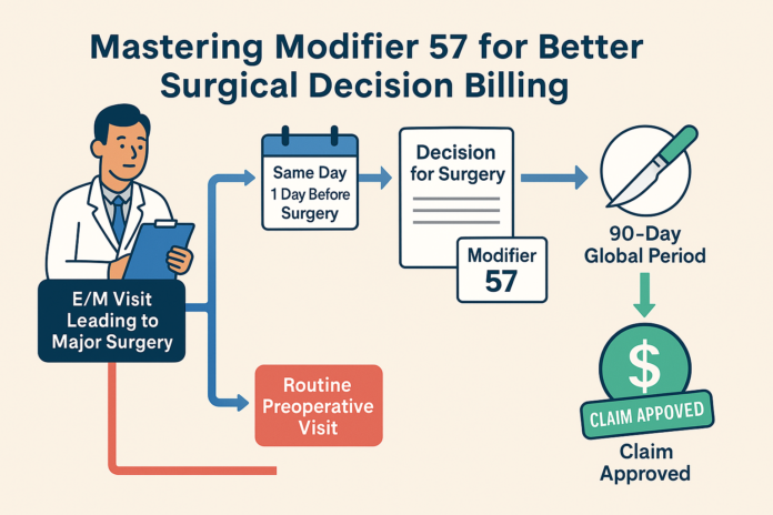 Mastering Modifier 57 for Better Surgical Decision Billing