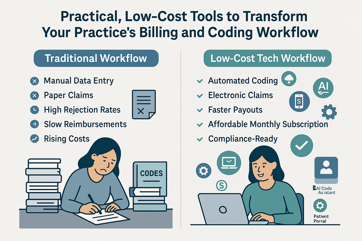 Practical, Low-Cost Tools to Transform Your Practice’s Billing and Coding Workflow